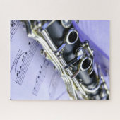 Puzzle Orchestre de musique Clarinet Sheet (Horizontal)