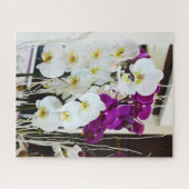 Puzzle Orchid flowers floral photo (Horizontal)
