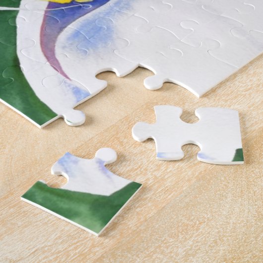 Puzzle Orchidée blanche (Côté)