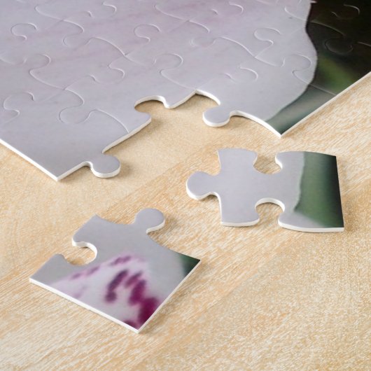 Puzzle Orchidée Blanche I Belle Fleur Tropicale (Côté)