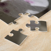 Puzzle Orchidée tachetée blanche et rose (Côté)