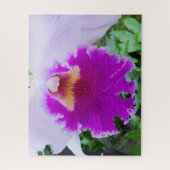 Puzzle orchidée violette en gros plan (Vertical)