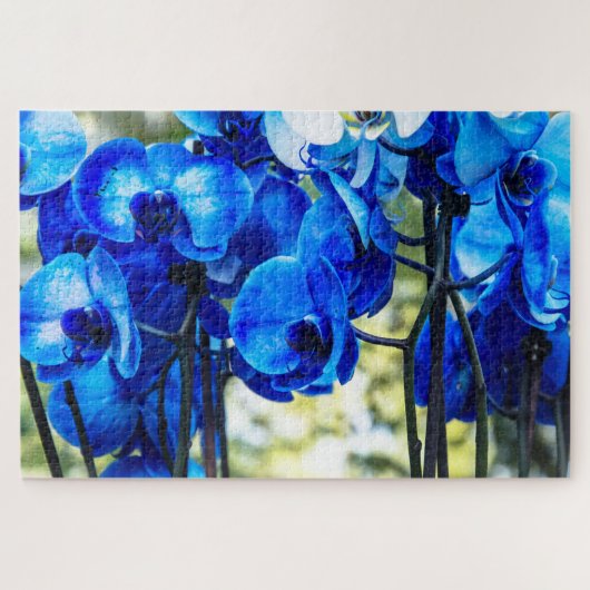 Puzzle Orchidées bleues (Horizontal)