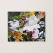 Puzzle Orchidées colorées (Horizontal)