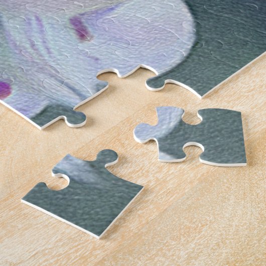 Puzzle Orchidées dans les nuances de pourpre (Côté)