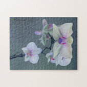 Puzzle Orchidées dans les nuances de pourpre (Horizontal)