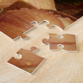 Puzzle Orchidées de Pêche avec Raindrops Floral (Côté)