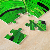 Puzzle Orchidées violettes et jaunes vives (Côté)