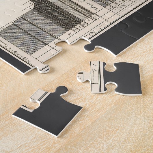 Puzzle Ordres d'architecture, Entablatures Vintages (Côté)