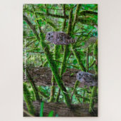 Puzzle Oregon Wild Owl's.voeux de Noël (Vertical)