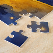 Puzzle Oreiller de jet Royal Abstract Fantasy Castle Wate (Côté)