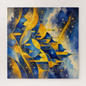 Puzzle Oreiller de jet Royal Abstract Fantasy Castle Wate (Horizontal)