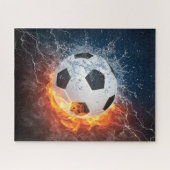Puzzle Oreiller de lancer en forme de ballon de football/ (Horizontal)