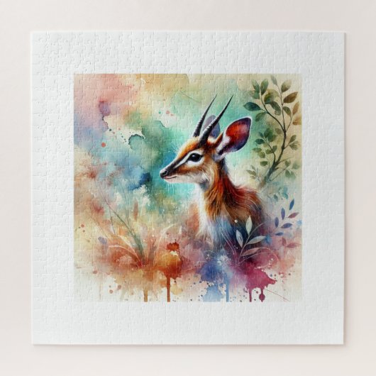 Puzzle Oribi in watercolor 170724AREF144 - Watercolor (Vertical)