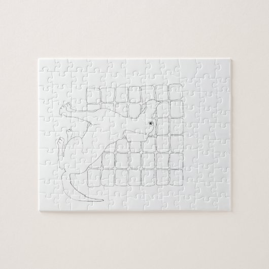 Puzzle Original Chien Dessin Chien Chinois Année 2018 Puz (Horizontal)