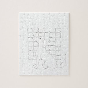 Puzzle Original Chien Dessin Chien Chinois Année 2018 Puz