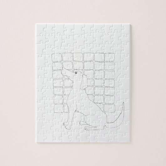 Puzzle Original Chien Dessin Chien Chinois Année 2018 Puz (Vertical)