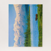 Puzzle Orignal dans le lac Wonder (Vertical)