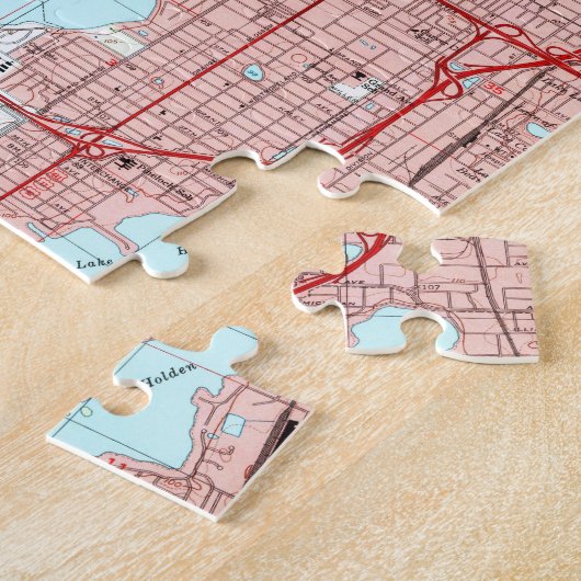 Puzzle Orlando la Floride Map (1995) (Côté)