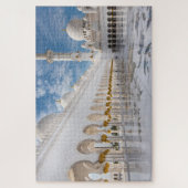 Puzzle Ornate Mosque in Abu Dhabi Mosque Exterior (Vertical)