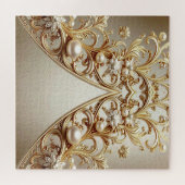 Puzzle orné en or (Horizontal)