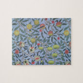 Puzzle Ornement Bleu de Grenade Fruit William Morris (Horizontal)