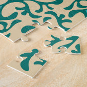 Puzzle Ornement floral : Moderne à la mode sans couture (Côté)