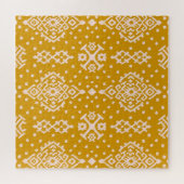 Puzzle Ornement folklorique Ikat - texture ethnique. (Horizontal)