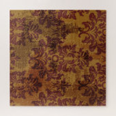 Puzzle Ornement vintage, texture rococo baroque. (Horizontal)
