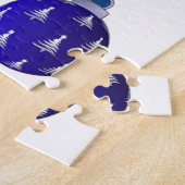 Puzzle Ornements colorés d'arbres de Noël (Côté)