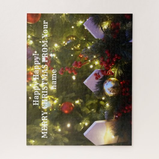 Puzzle Ornements de Noël (Vertical)