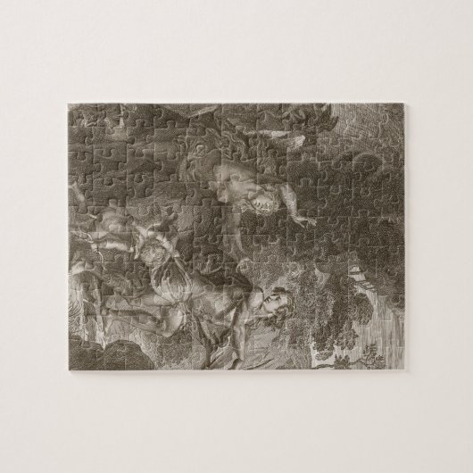 Puzzle Orphée, Eurydice principal hors d'enfer, regarde (Horizontal)