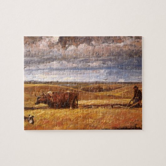 Puzzle Os de bison coulés sous Harvey Thomas Dunn (Horizontal)