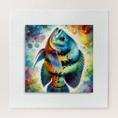 Puzzle Oscar fish 180724AREF123 - Watercolor (Horizontal)