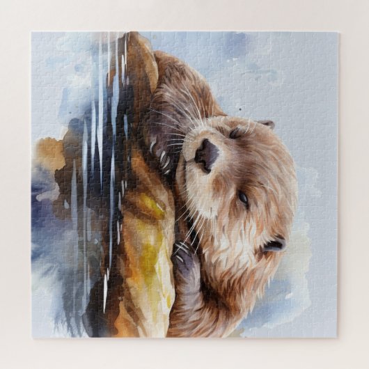 Puzzle Otter (Horizontal)