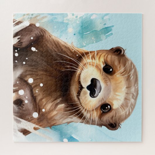 Puzzle Otter (Horizontal)