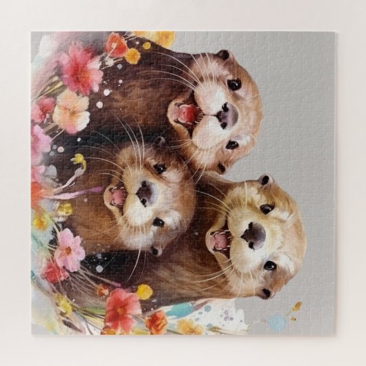 Puzzle Otter (Horizontal)