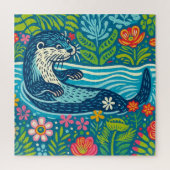Puzzle Otter (Vertical)