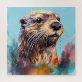 Puzzle Otter (Vertical)