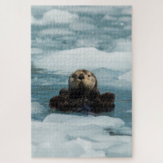 Puzzle Otter flottante (Vertical)