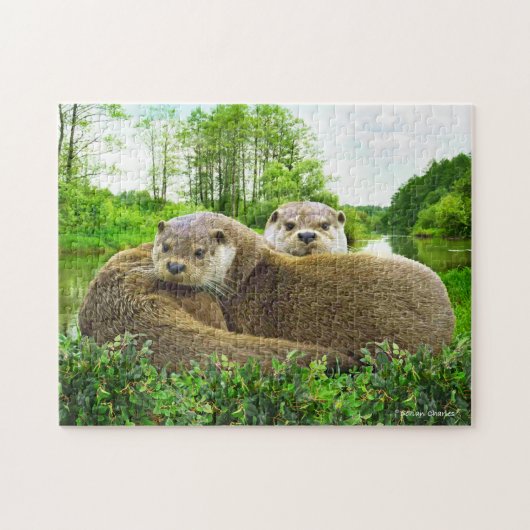 Puzzle "Otter Love"  (Horizontal)