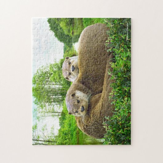 Puzzle "Otter Love"  (Vertical)