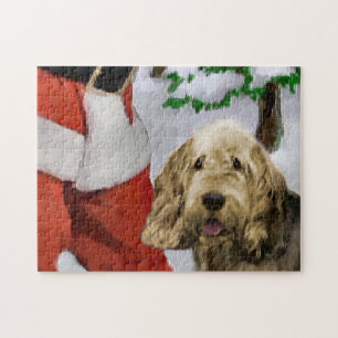 Puzzle Otterhound avec Noël Père Noël