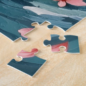 Puzzle Otters Holding Paws with Valentine Lantern (Côté)