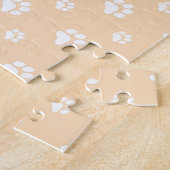 Puzzle Où est Mon Dîner ? Rottweiler avec Red Dog Dish (Côté)