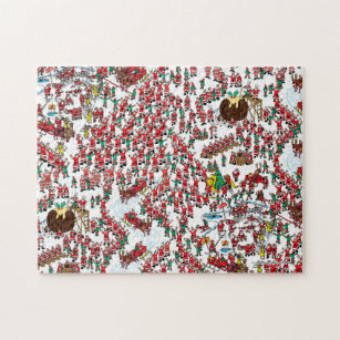 Puzzle Où est Waldo ?   Être Père Noël