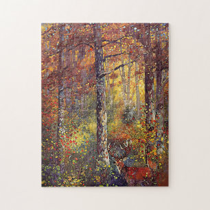 Puzzle Où la magie se cache - Paysage boisé