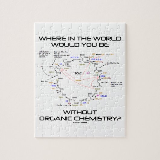 Puzzle Où seriez-vous de la chimie organique ? (Vertical)