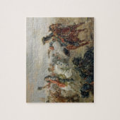 Puzzle Oudenaarde - une cavalerie mènent des escarmouches (Vertical)