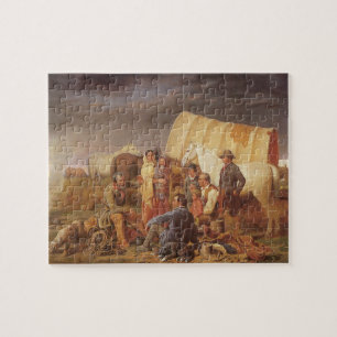 Puzzle Ouest de l'Amérique vintage, conseils sur les Prai